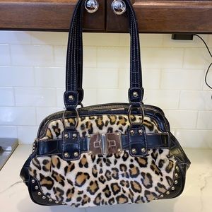 Animal print bag.